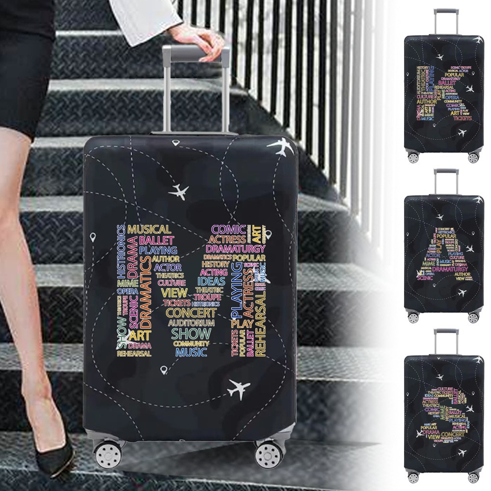 Travel Suitcase Cover Luggage Stretch Fabric Protective Covers Baggage Case Cove for 18-28 Inch Suit
