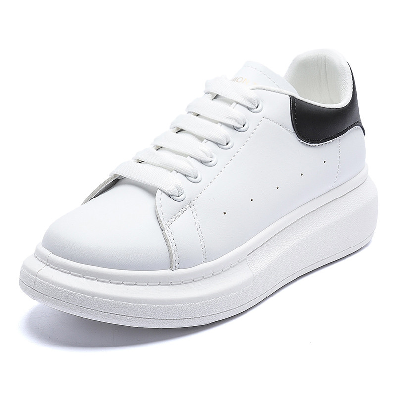 Camel Official Flagship Store รองเท้าสีขาวผู้หญิง 2023 สไตล์ใหม่ฤดูร้อนความสูงรองเท้าผ้าใบ Casual Da