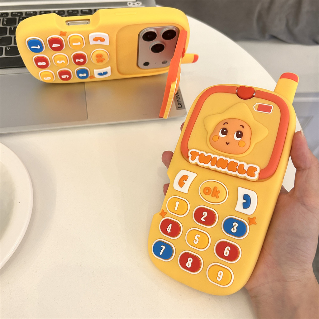 สําหรับ iPhone Case 17 Pro Max 16 Pro Max 15 Pro Max 14 Pro Max 3D Star People Phone Silicone Soft C