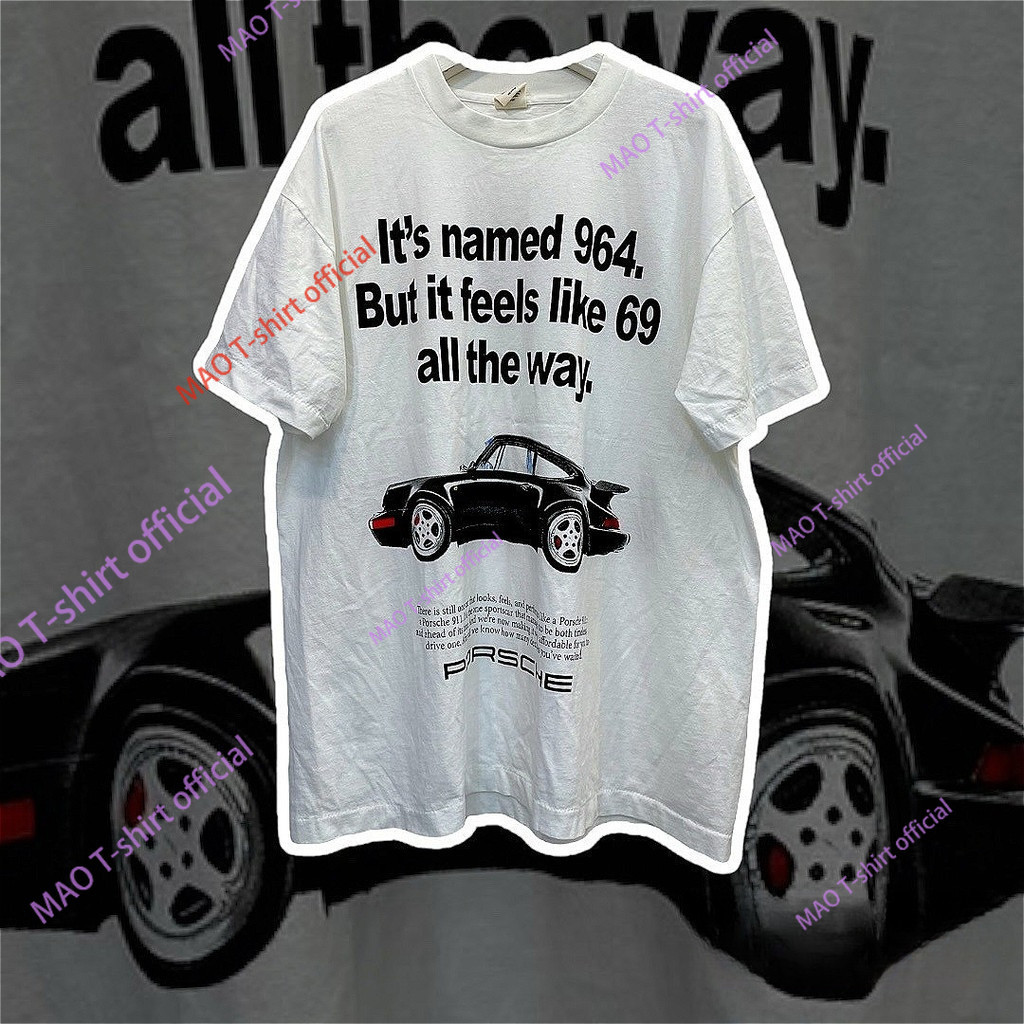 COD✅  car spoof เสื้อยืด Oversize แฟชั่นสไตล์เกาหลี T-Shirt  โอเวอร์ไซส์ สกรีนลายสวยงาม พิมพ์ คอกลม ฤดูร้อน.