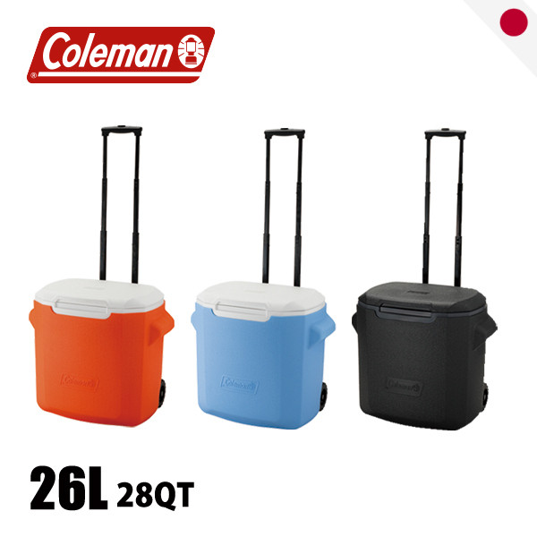 Coleman Wheeled Cooler 28QT - Heavy Duty Cooler with Wheels - Japan