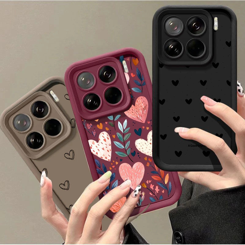 สําหรับ Xiaomi POCO X8 Pro Max X7 X3 X5 X6 F5 X5 F7 M7 M3 M6 F8 15T 14T Pro 15 Ultra Black Love Hear