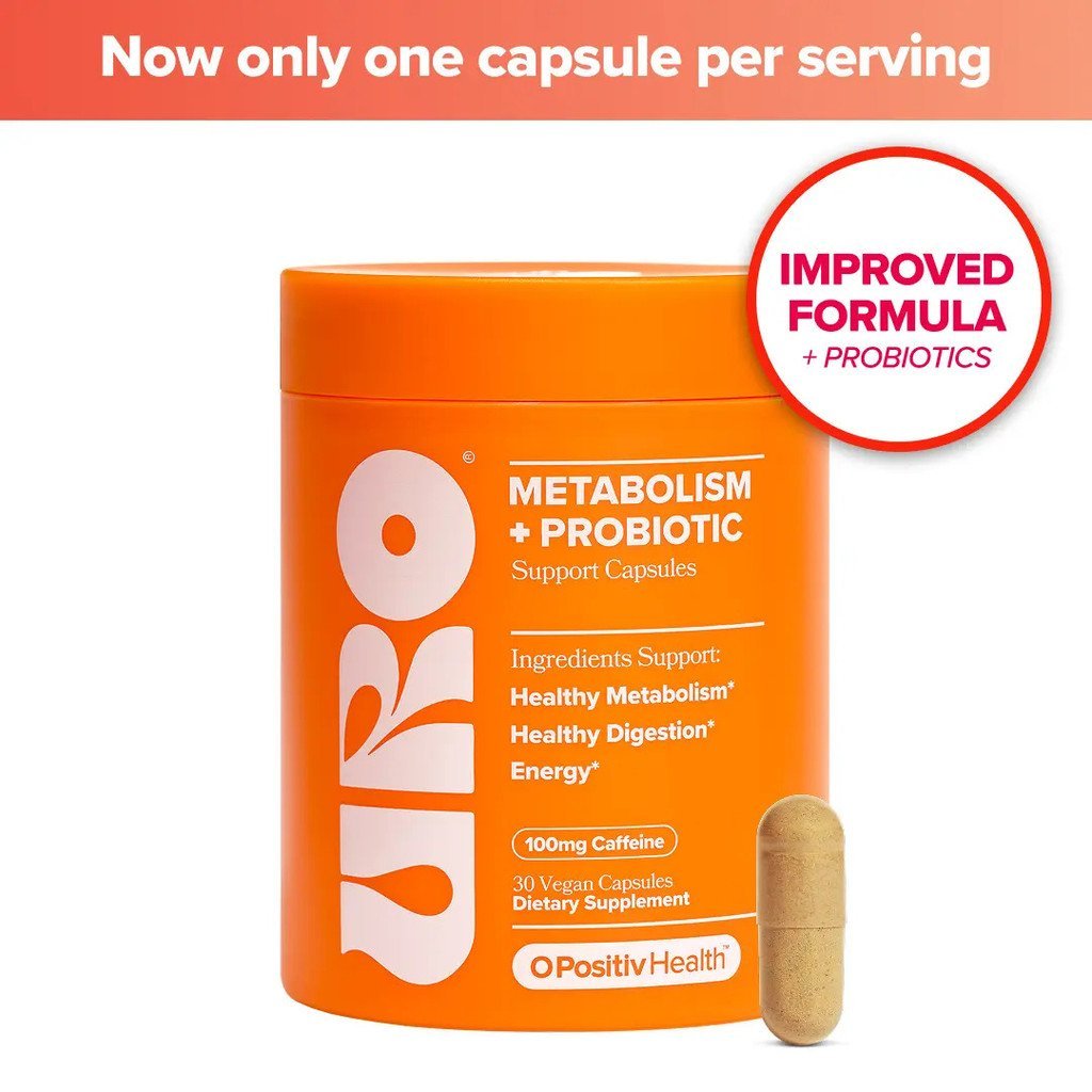 URO - Metabol port Capsule with Probiotic, Vitamin B12, Green Coffee Bean Extract, และ Caffeine - สํ