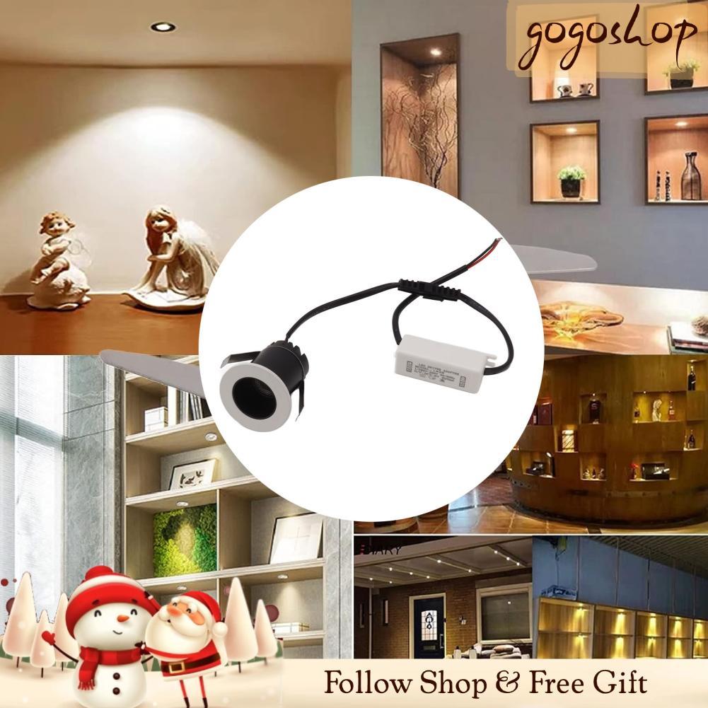 Gogoshopp Hilitand 85-265V สปอตไลท์แบบฝังขนาดเล็ก 3W LED ดาวน์ไลท์เพดานอลูมิเนียมอัลลอยด์กระจายความร