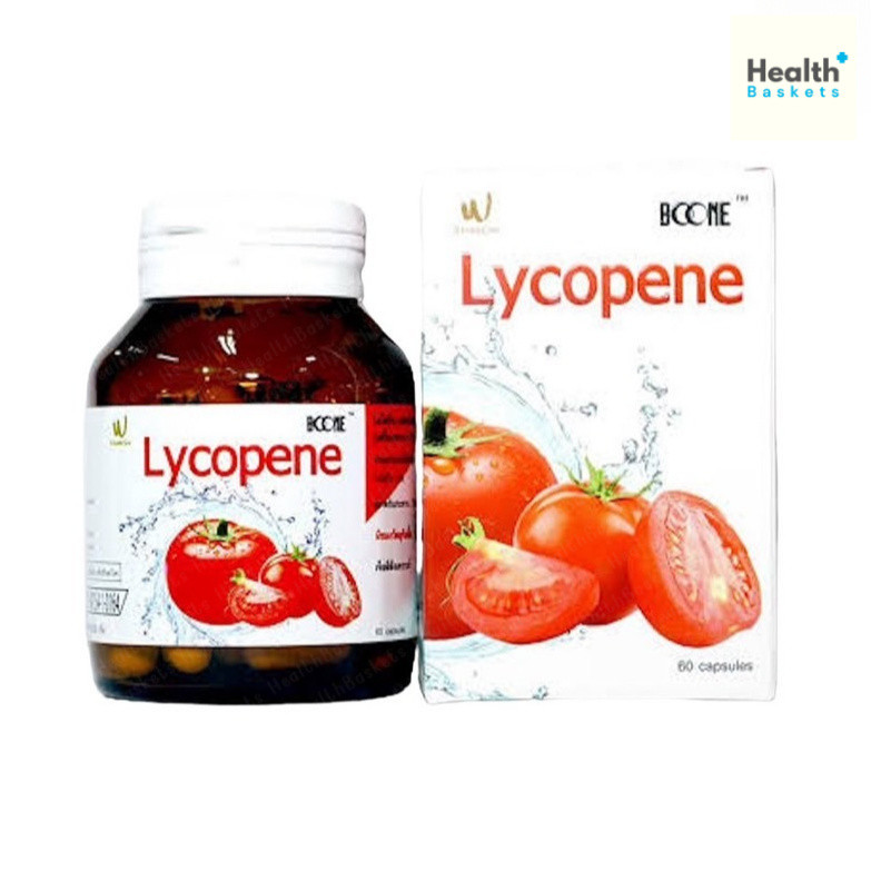 BOONE LYCOPENE 60 mg  60 แคปซูล สารสกัดมะเขือเทศ ให้ ไลโคปีน 6mg