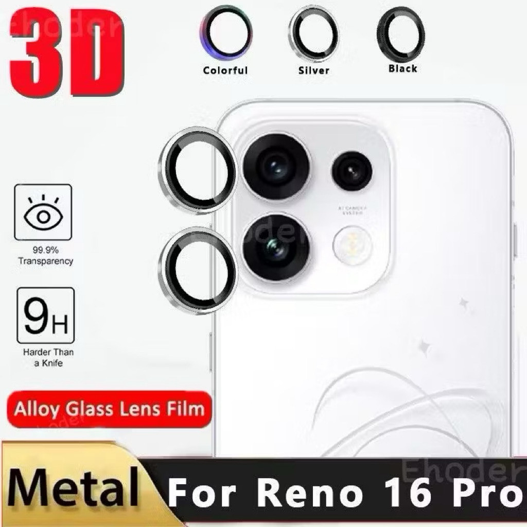 ส่งจากไทย ฟิล์มเลนส์กล้อง iRon Ring สำหรับ Oppo Reno16 Reno16F Reno16Pro ฟิล์มวงแหวนป้องกันรอยเลนส์กล้อง ฝาครอบกระจก