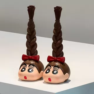 Twist Braided Shin-Chan แหวนผมชั้นเก็บน่ารัก ins สไตล์สร้อยคอเครื่องประดับชั้นวางแถบคาดศีรษะ Storage Display Rack