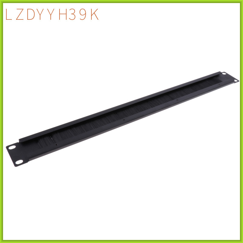 [lzdyyh39k] 1U 19" Rack Mount Network Brush Tidy Panel