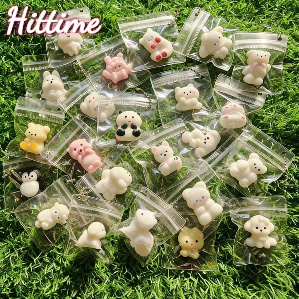 HITTIME สัตว์ของเล่นบีบอัดบีบ Ball Decompression Ball Venting Ball Pinching ของเล่นสําหรับเด็กนักเรี