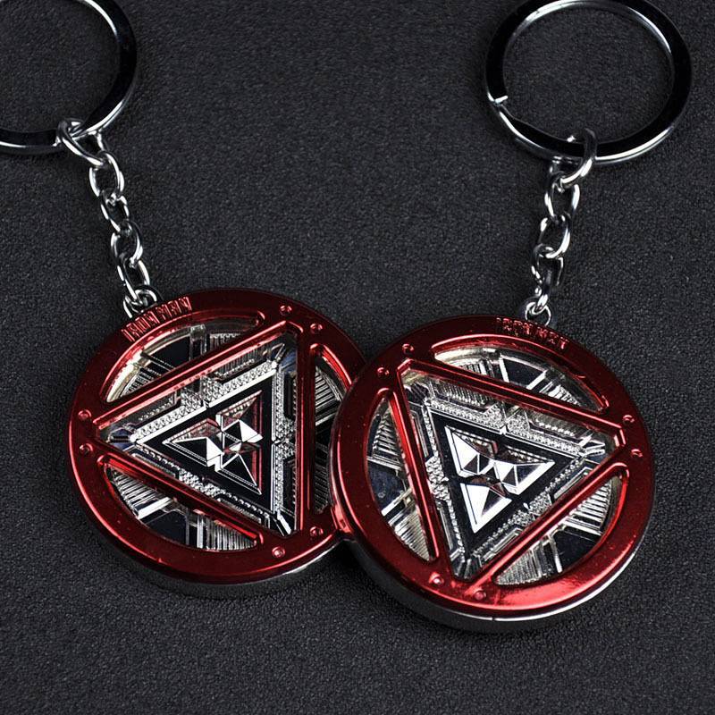 Avengers Iron Man Reactor Energy Block Core Metal Keychains Car about Car Key Cool bZ6Y