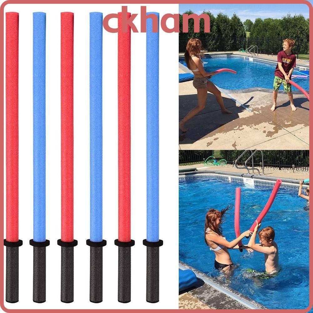 CKHAM Pool Noodle Stick, Foam Long Pool Noodles Foam Light Saber Toy Pools