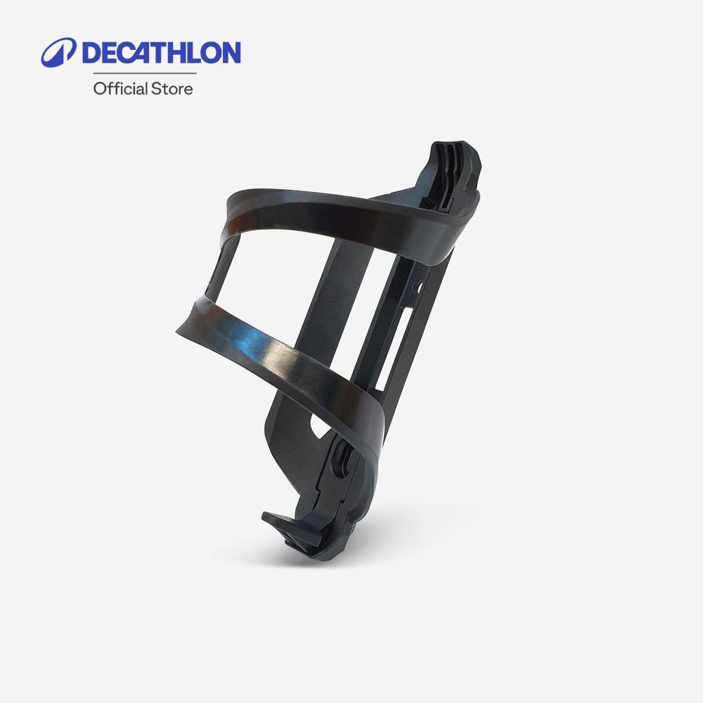 Decathlon Side Access Cycling Bottle Cage โครงใส่ขวดน้ำสำหรับจักรยานแบบหยิบจากด้านข้าง - Black