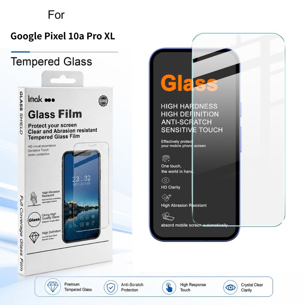 ฟิล์มกระจก สำหรับ Google Pixel 10a Pixel 10 Pixel 9 Pixel 9a Pixel 8 Pro XL กันลายนิ้วมือ FM0001