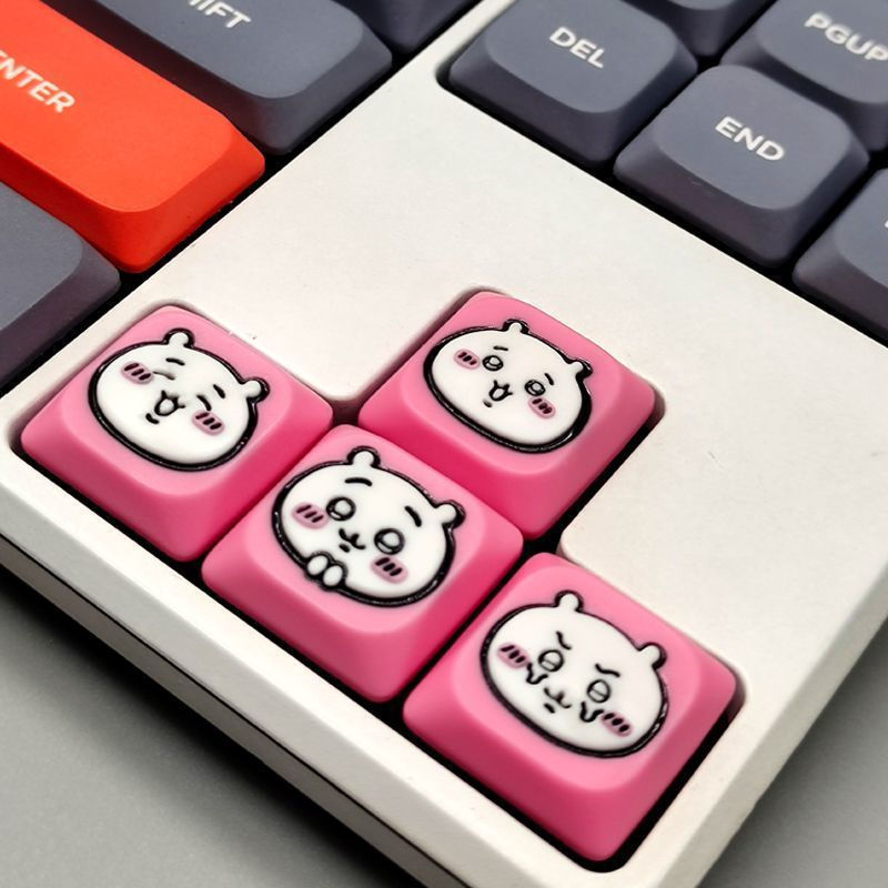 [Chaoyu] Keycap Creative Keycap Keycap Chikawa Chiikawa Low Axis Cross Axis Mechanical Keyboard Hand