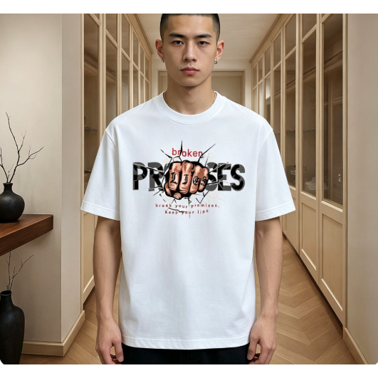 TIRASS,เสื้อยืดผู้ชาย สกรีนลายสตรีทแฟชั่นสุดฮิต คอกลมเท่ๆ ผ้าคุณภาพดี ใส่สบาย แมทช์ง่าย