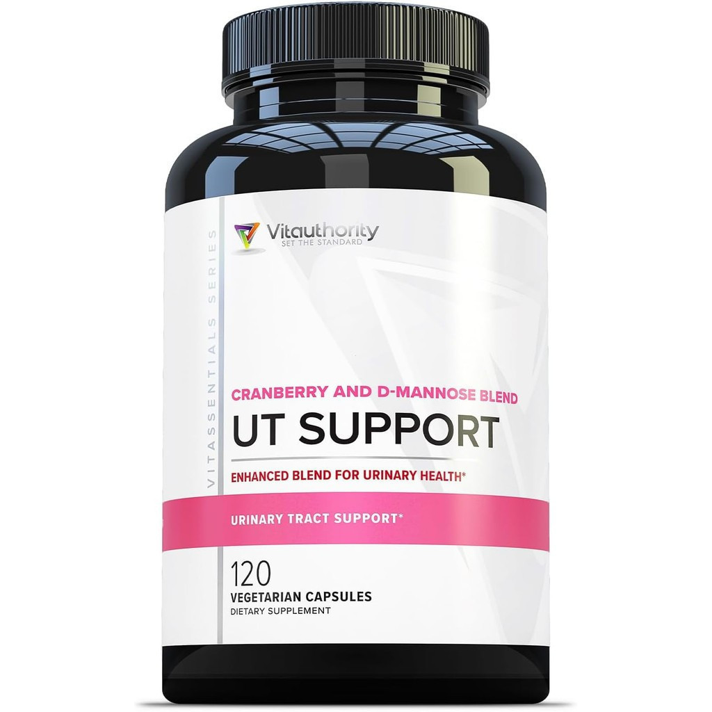 Vitauthority Fast Acting UTI Support Capsules- Cranberry Juice Powder for Utinary Tract Health and P