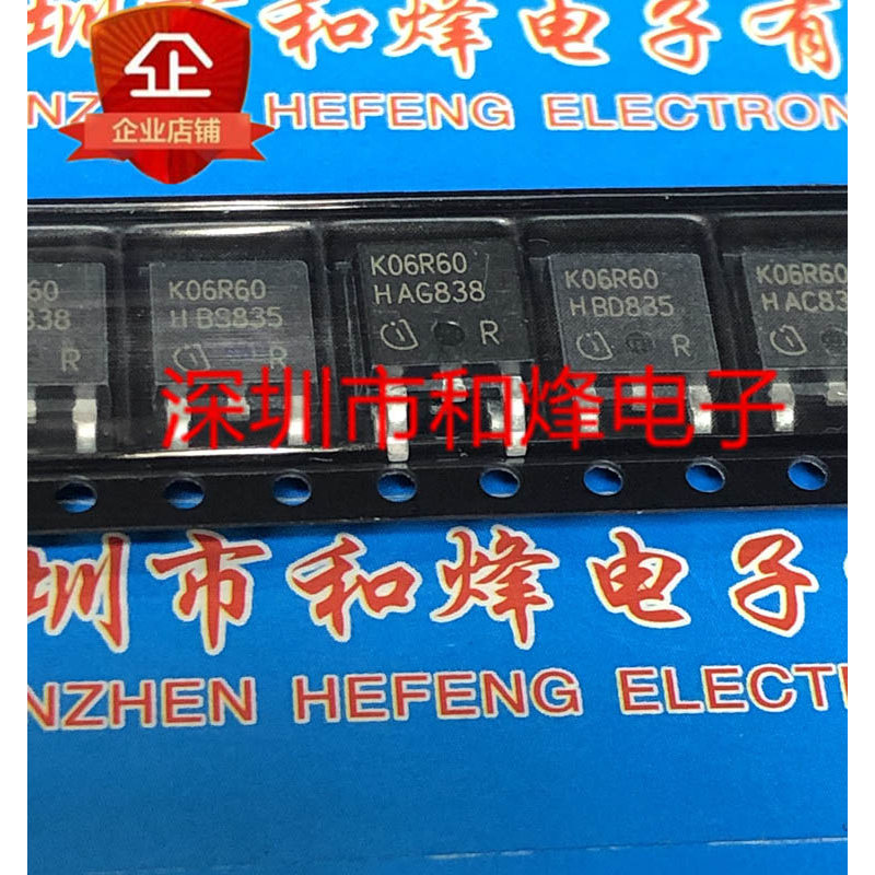 10 ชิ้น K06R60 IKD06N60R TO-252 MOS 600V 6A วิทยุ triode
