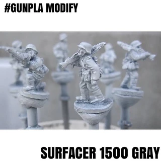 MR.FINISHING SURFACER 1500 รองพื้นความละเอียดสูง 40 ml (GRAY, BLACK, WHITE)