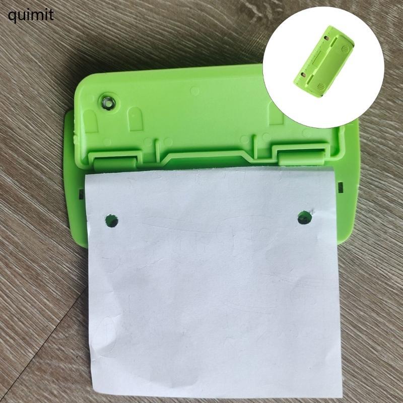 QUIM 2 Hole Punches Loose Leaf Paper Puncher Handheld Circle Punches Paper Puncher