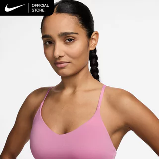 Nike Women's Indy Light Support Padded Adjustable Sports Bra - Pink Rise [FD1063-621]