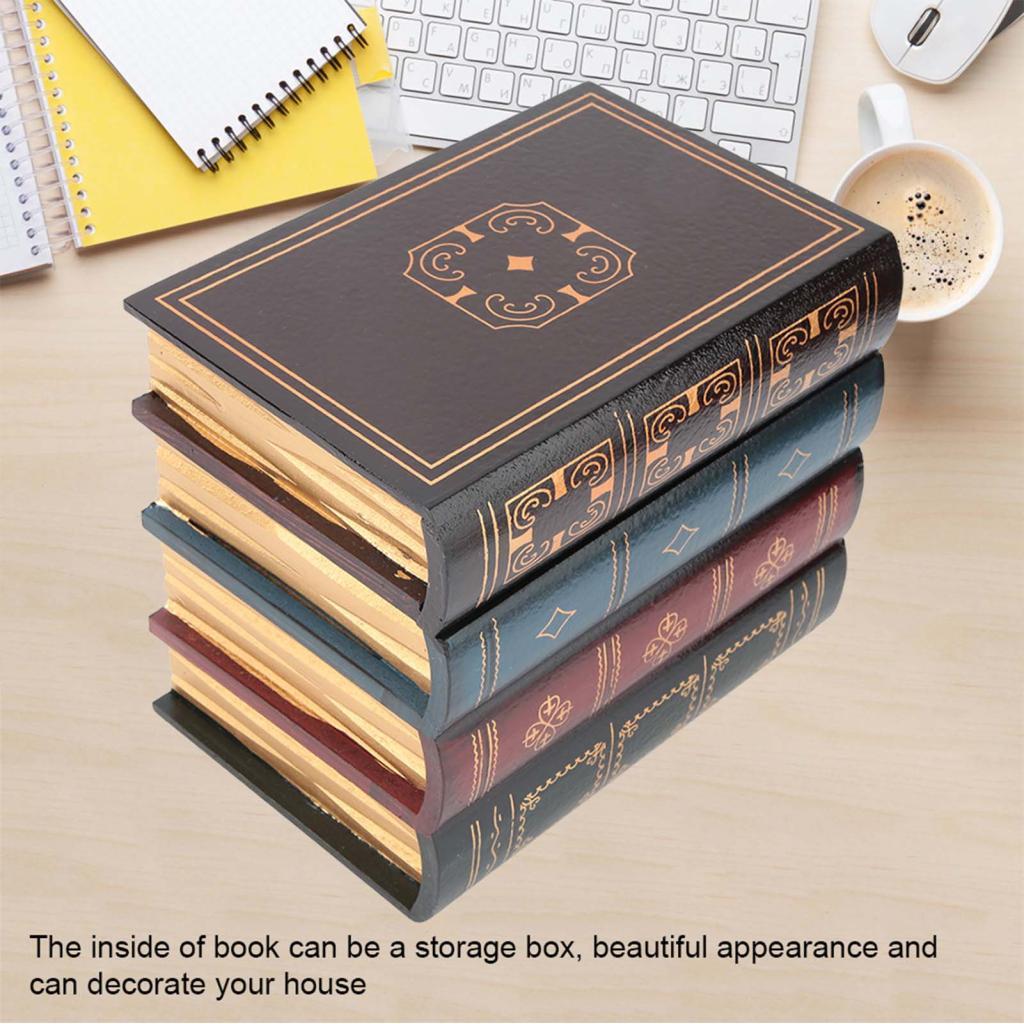 เมษายน CoBox Vintage Storage DBooEuropean Style DBook StOffice ชั้นวางตกแต่ง (S)
