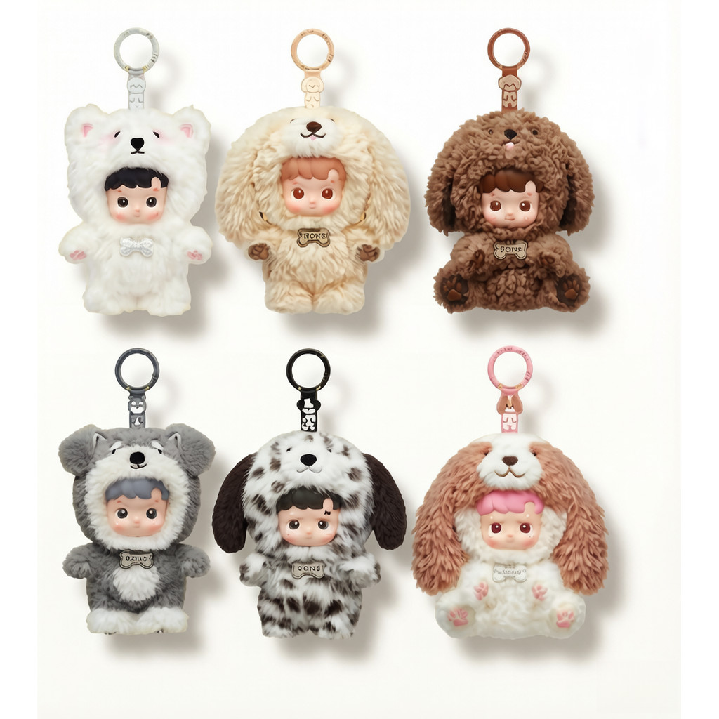 POPMART HACIPU Lost Wang จี้ตุ๊กตาไวนิลอินเทรนด์เล่นเครื่องประดับกล่องตาบอด