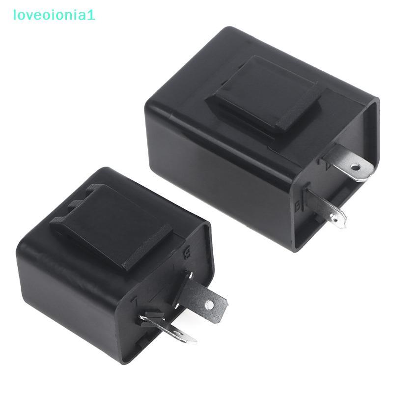 loveoionia1 Flasher รีเลย์ไฟเลี้ยว DC 12V 48V 60V 2Pins Buzzer Beep Flasher รีเลย์ไฟกระพริบ Flashers