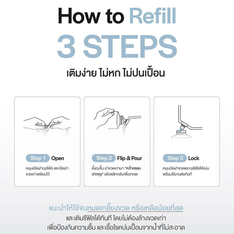 SIBLING Daily Skin Detox Gel Cleanser Refill 300ml เจลล้างหน้ารีฟิล ซิบบลิ้ง ทำความสะอาดผิวล้ำลึก อ่อนโยน. — صورة 5