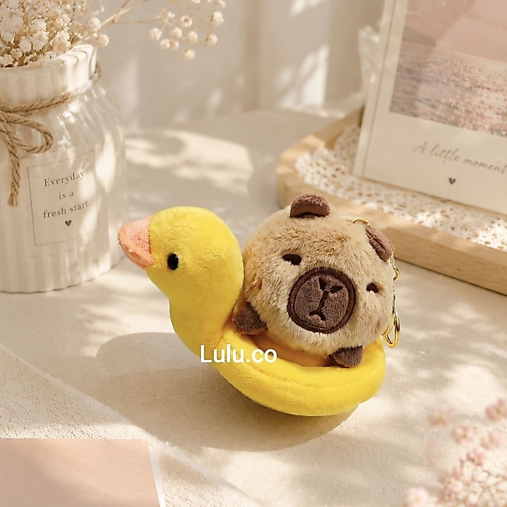 GUNDAN CAPYBARA DUCK GK041 พวงกุญแจตุ๊กตา