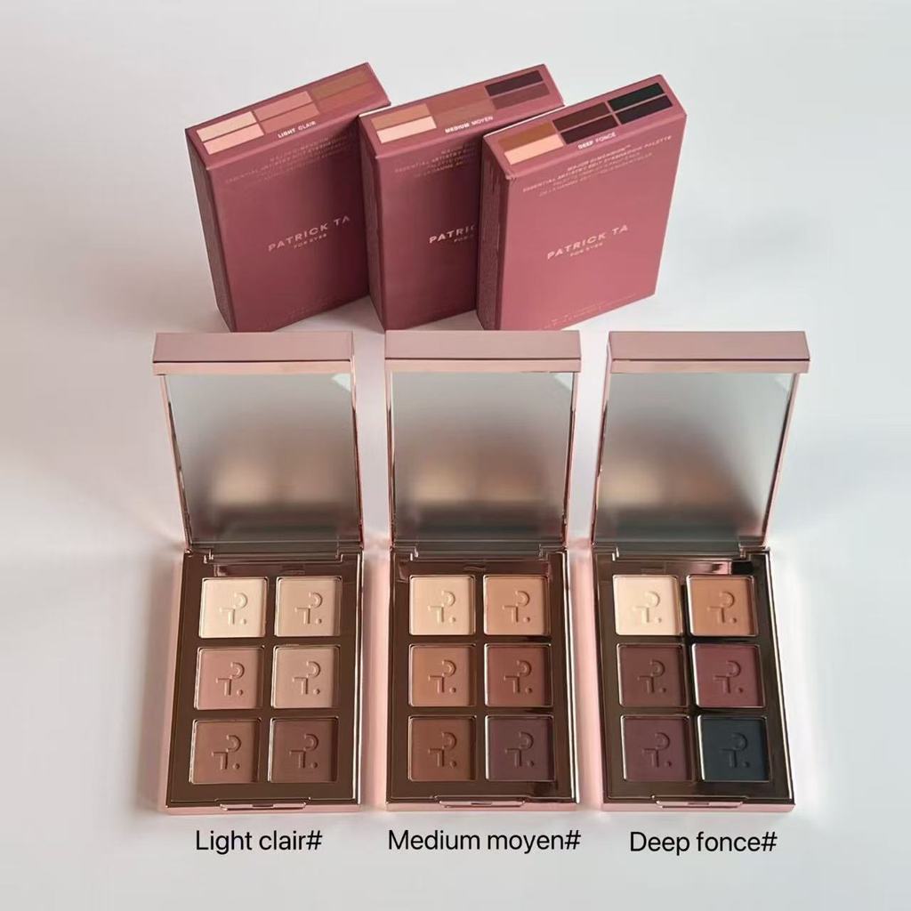 Palette medi Six-Color Light Eyeshadow deep Six-Color patlight Full Eyeshadow ta Matte E8VQ