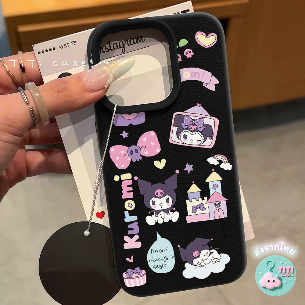 TiTi ผิวสัมผัสสุดน่ารัก เคสโทรศัพท์ การ์ตูนที่น่ารัก For iPhone 11 13 16 Case 14 17 15 pro max 12 16 7 8 Plus XR XS