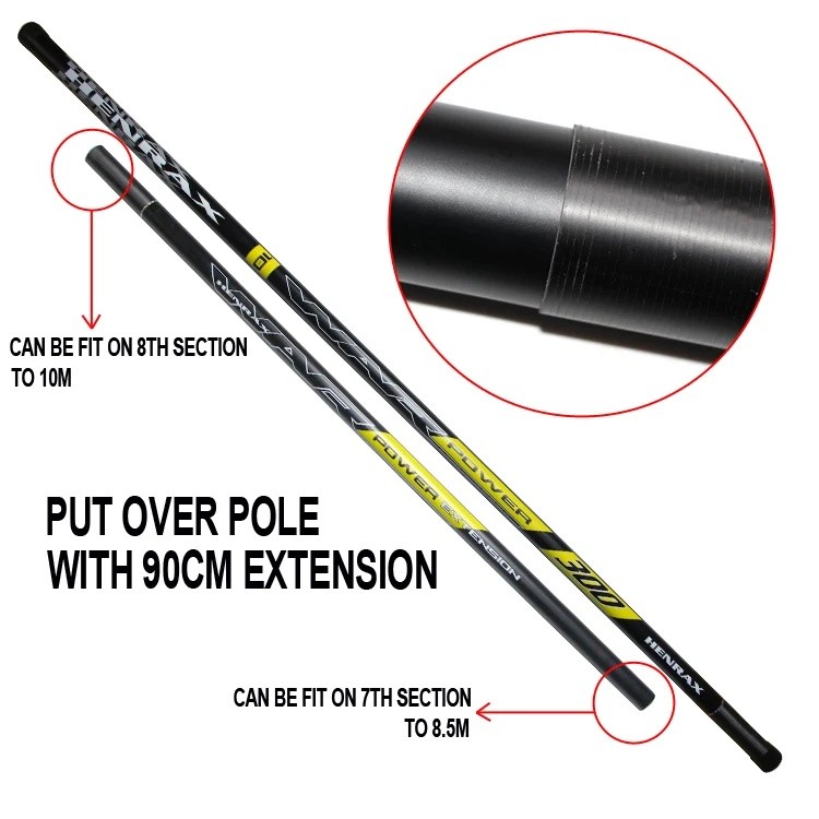 8.5M, 9.1M , 10M Super Fast และ Supremely Stiff ใส่ Over Pole พร้อม Gate Match Fishing Pole &&&&