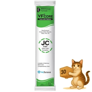 [Flash Sale] (ยกกล่อง 30ซอง) VFcore VF + core ขนมเลีย อาหารเสริม แมวเลีย หมาเลีย วิตามินเสริมขนมเลีย