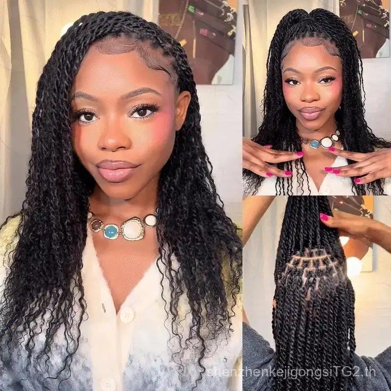 QVR 1 PCS Afro kinky Bulk Hair Extensions สําหรับ Braiding Dreadlock ผมมนุษย์ Outdoorfun ปิดลูกไม้วิ
