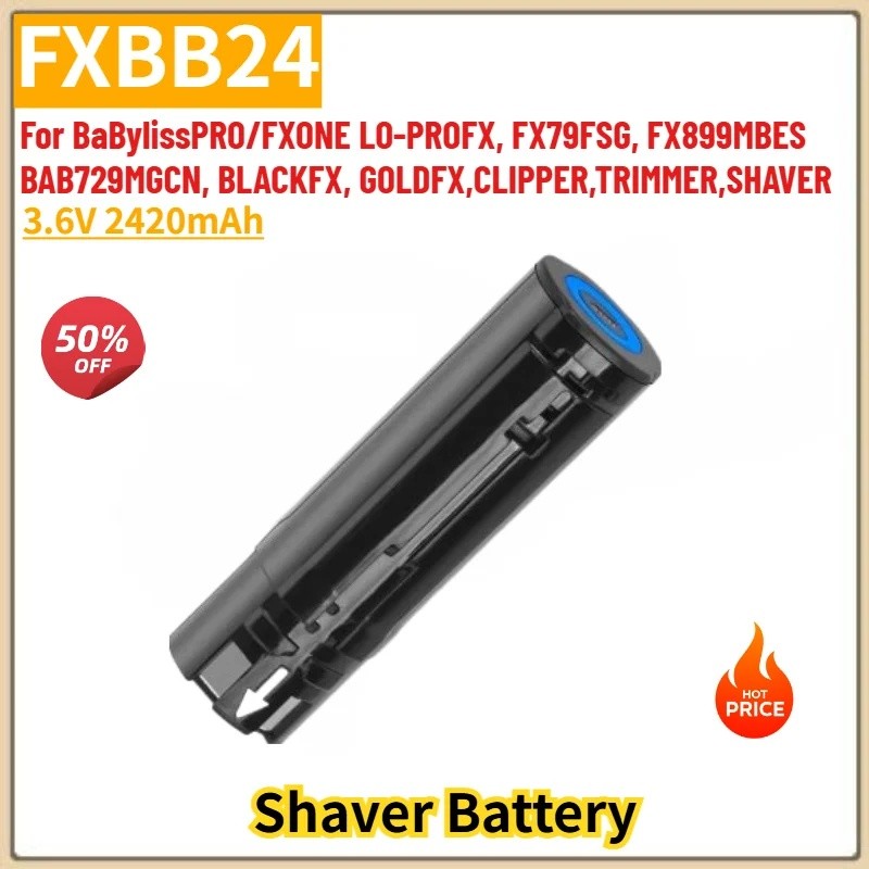 100% ใหม่คุณภาพสูง 3.6V 2420mAh FXBB24 เปลี่ยนแบตเตอรี่สําหรับ BaBylissPRO/FXONE LO-PROFX FX79FSG FX