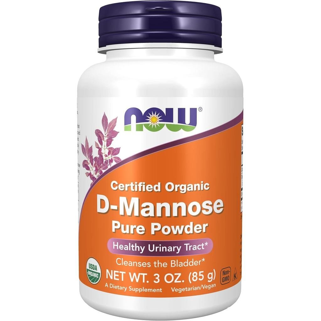NOW Foods D-Mannose Pure Powder 3 ออนซ์ (85 กรัม)