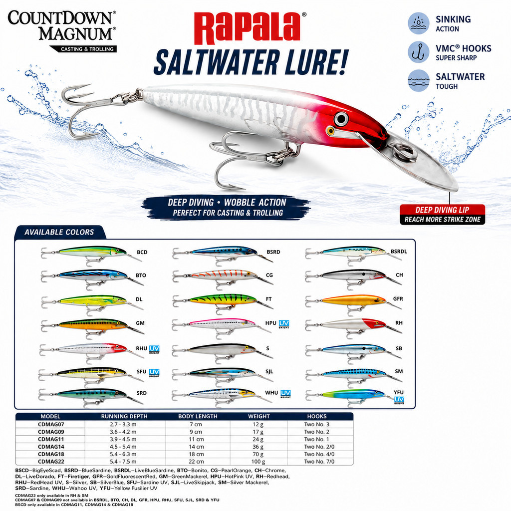 RAPALA MAGNUM ซีดี 11 BAIT