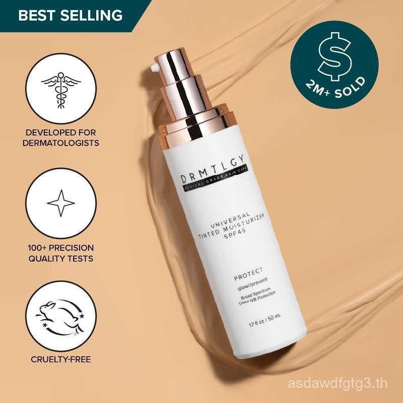 DRMTLGY Universal สี Moisturizer SPF 46-1.7 Liquid ออนซ์ Skin Care Moisturizing Skin Care ครีมกันแดด
