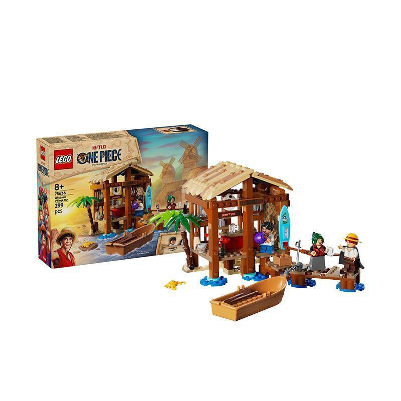 75636 One Piece Windmill Cottage Building Blocks Luffy Hometown ของเล่นคอลเลกชันของขวัญ