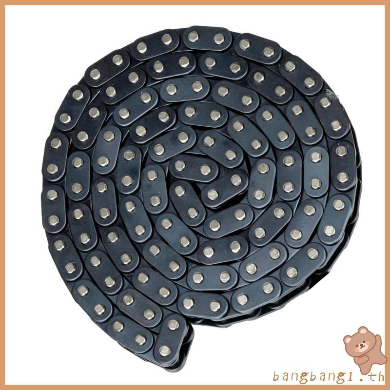 Bangb Mini Bike ATV Chain T8F 116 Links Heavy Duty Metal Motorcycle Drive Chain ใช้งานง่ายสําหรับ 49