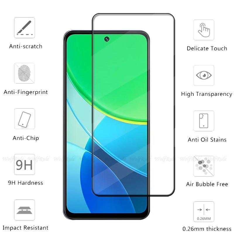 กระจกนิรภัยป้องกันหน้าจอสําหรับ vivo Y19S Pro Y19sPro vivoY19S 4G V2419 9H ป้องกันการระเบิดคลุมทั้งห