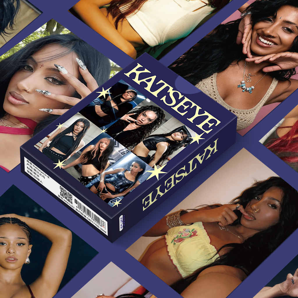 55 KATSEYE Photocards SOPHIA MEGAN DANAELA การ์ด LOMO เลเซอร์