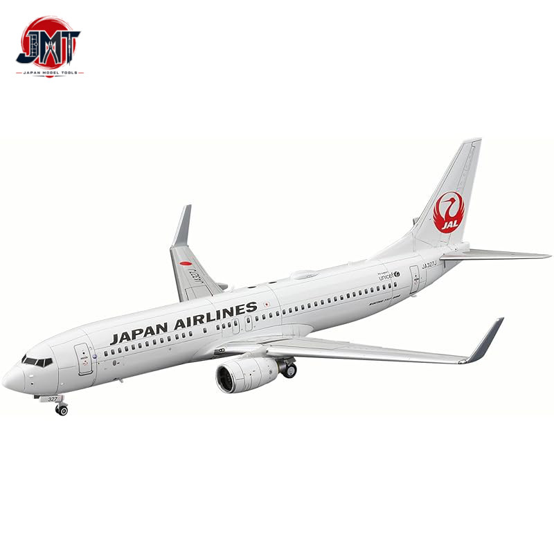 Hasegawa 1/200 Japan Airlines Boeing 737-800 (Tsurumaru Logo) Plastic Model 45 (Airplane)