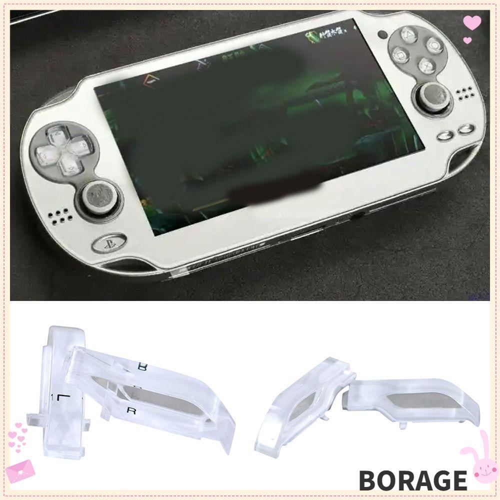 BORAG คอนโซลปุ่มทริกเกอร์,ซ่อมอะไหล่โฮสต์ LR Trigger, เปลี่ยน DIY เกมเดิมซ้ายขวาคีย์สําหรับ PSP 1000