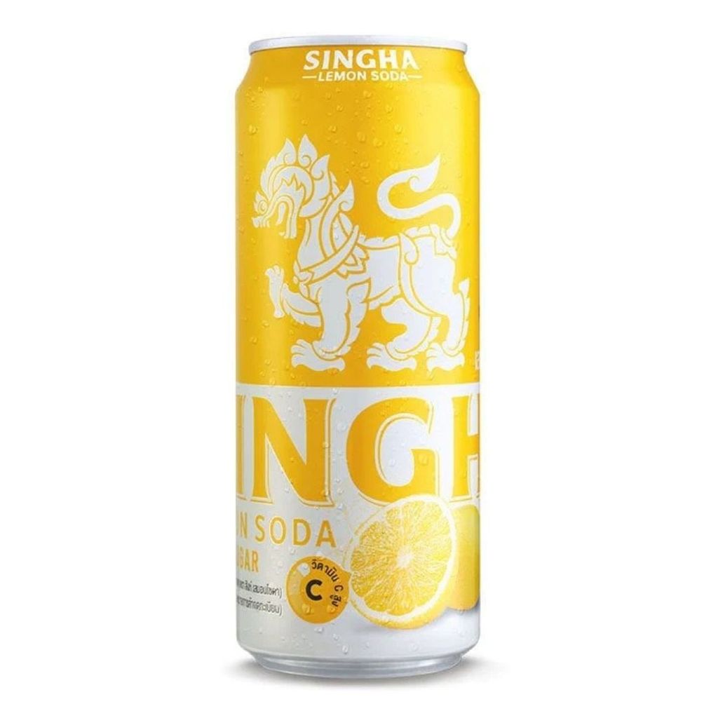 สิงห์ เลมอนโซดา Singha Lemon Soda 330ml.