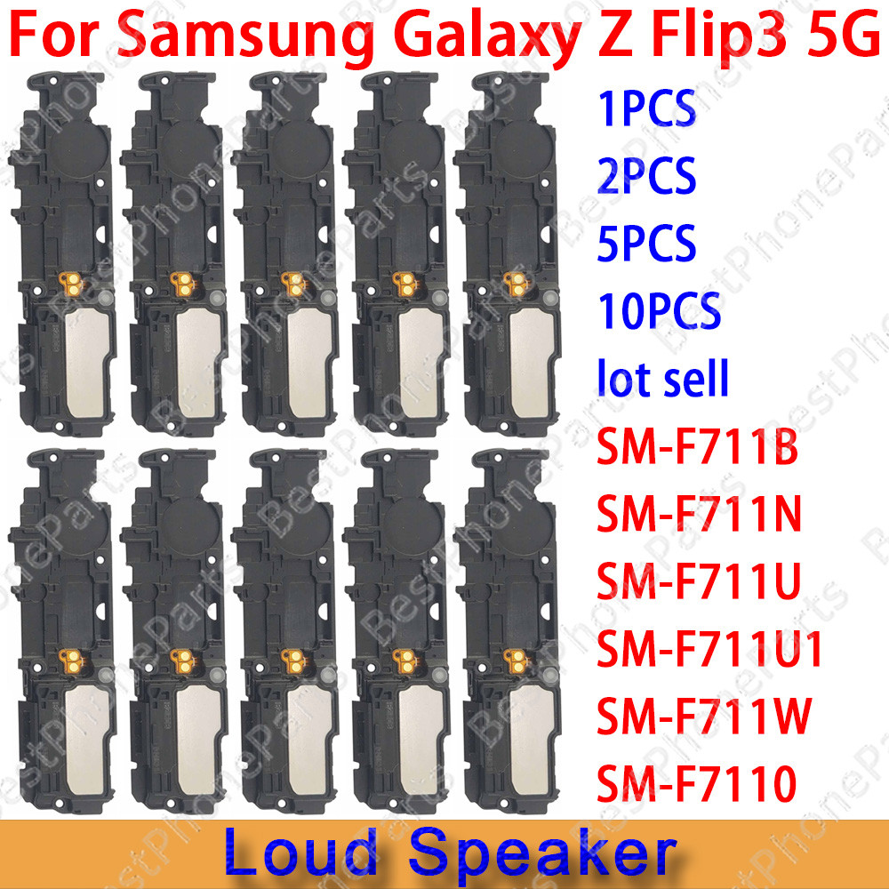 พรีเมี่ยมด้านล่างลําโพง Ringer Buzzer สําหรับ Samsung Galaxy Z Flip3 5G F711B F711BU F711N เปลี่ยน 1