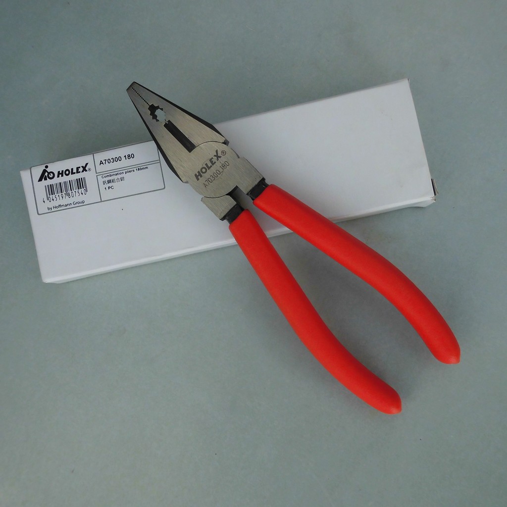 นําเข้า HOLEX HOLEX คีมลวด Chrome Vanadium Steel Combination คีม A70300 180 200