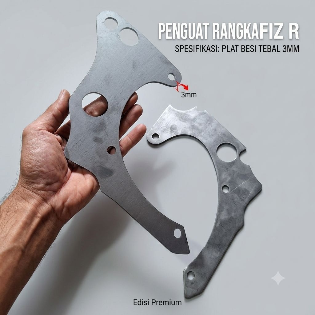 YAMAHA FIZ R FORCE1 FOSWAN F1Z CHASISS FRAME STRENGTHENING PLATE // FIZ R F1Z FORCE1 FOSWAN FRAME ST