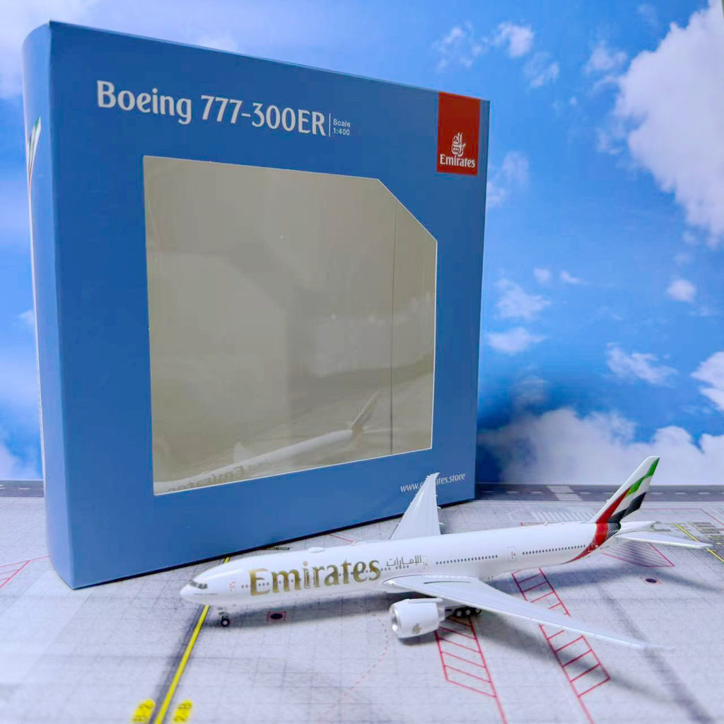GeminiJets GJUAE2318 UAE Airlines B777-300ER A6-EQH เครื่องบินรุ่น 1/400