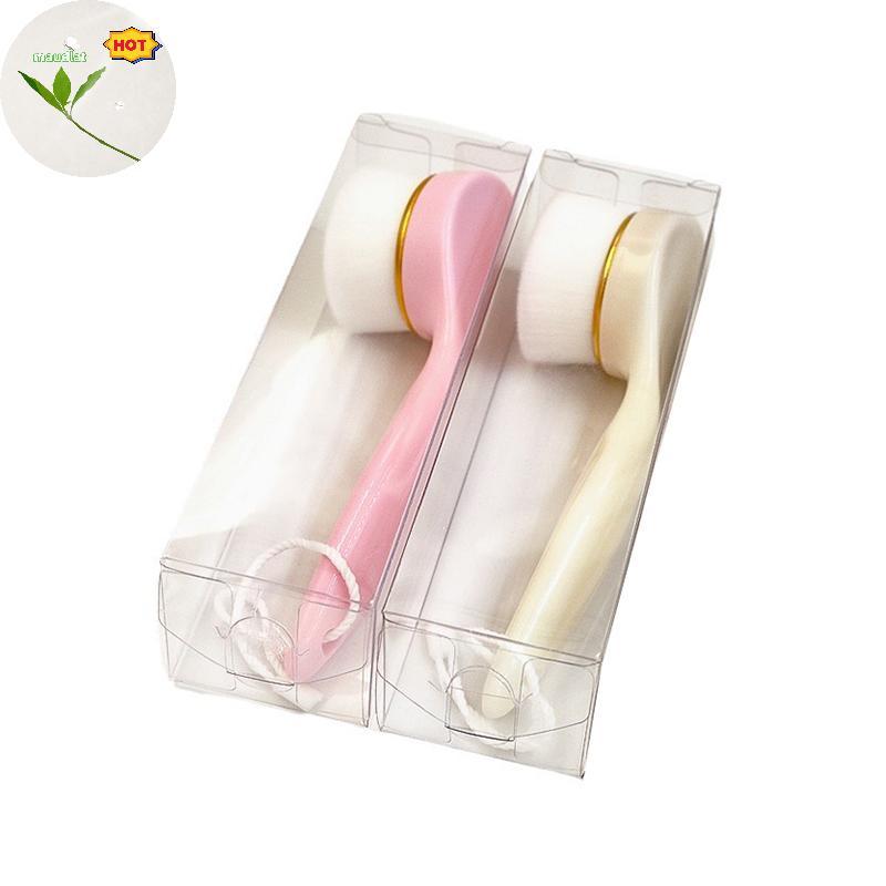 Mud Handle แปรงล้างหน้า Exfoliating Face Brush แปรงทําความสะอาดผิวหน้าสําหรับ Lady Face Cleaning Wom